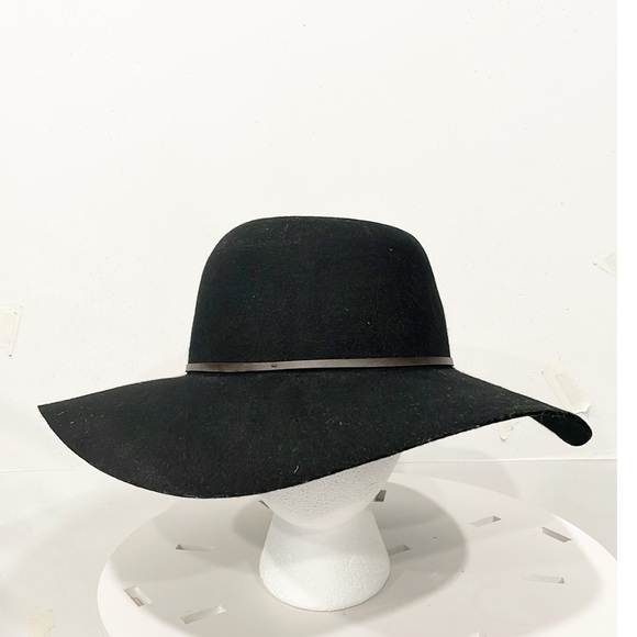EM Women’s Hat All Wool Wide Brim Western Wide Boho‎ Country Chic - Picture 1 of 6